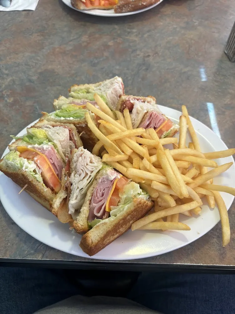 Royal Club Sandwich with Fries